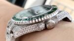 Rolex Submariner Special Diamonds – Green Diamonds – All Diamonds – 40mm(1:1 replica) - Image 3