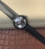 Replica Cartier JF Ballon Bleu 42mm DLC All Black Black Textured Dial Leather Strap A1847 - Image 8