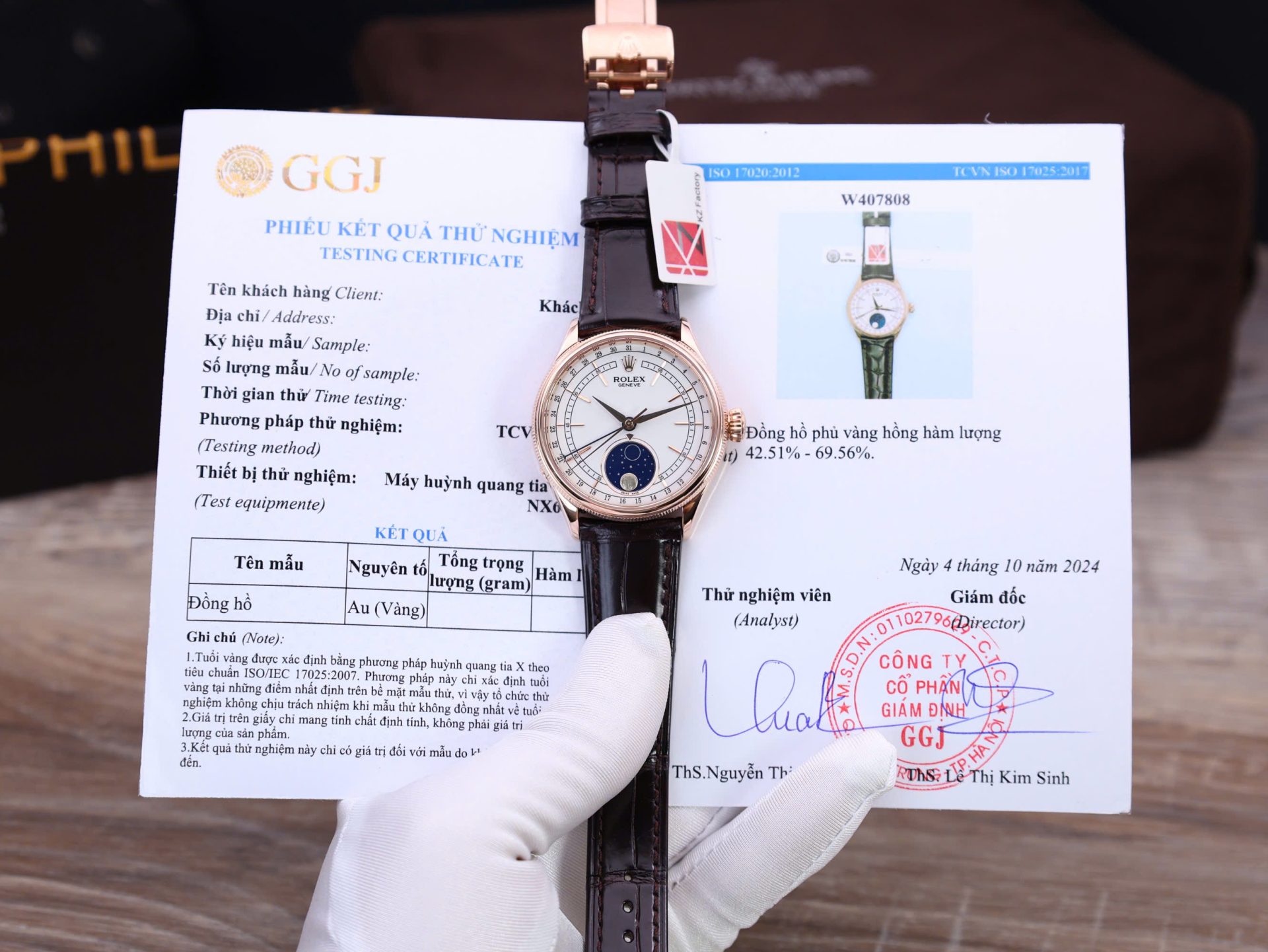 503F04AC-6976-615A-5EA5-30545D9F1636.jpg Rolex Cellini Moonphase Replica Watch Gold Wrapped KZ Factory 39mm - Image 1