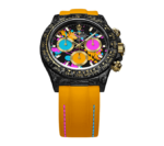 ROLEX Diw Daytona Motley Orange motley orange 40mm oyster black 116503MTO01(1:1 replica) - Image 2