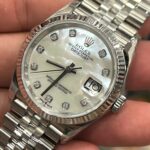 Rolex DateJust 126234 Luxury Replica Watches Mother Of Pearl   Moissanite Dial VS Factory 36mm - Image 5