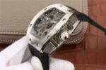 Replica Richard Mille RM018 Hommage a Boucheron SS Black Skeleton Dial Black Rubber Strap 6T51 - Image 8