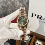 Rolex Replica 1:1 Watch Day-Date 228235 Green Dial Rose Gold Plated GM Factory V2 40mm