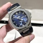 Patek Philippe 5726 Replica 1:1 Watch Blue Dial Leather Strap PPF 40.5mm - Image 2