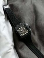 Hublot Replica 1:1 Watch Black Ceramic Square Bang Unico Chronograph 42mm - Image 3