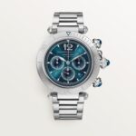 Pasha de fake cartier watch 41 mm chronograph mechanical movement with automatic winding caliber(1:1 replica) - Image 4