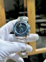 Rolex Luxury Replica Watches Daytona Arolla Challenge Blue Stone Automatic Swis Movmenet 40mm - Image 2