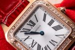 Cartier Replica Watch Santos Dumont WJSA0017 Red Leather Strap 38 27.5mm - Image 4