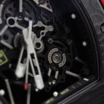 Richard Mille RM35-02 Knock Off Watches Carbon Super Light Rubber Strap Red ZF Factoy 44mm - Image 7