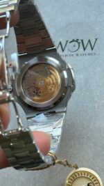 Replica PATEK PHILIPPE Nautilus 5811/1G PPF 1:1 Best Edition Grey Textured Dial on SS Bracelet Asian Cal.26-330CS - Image 9