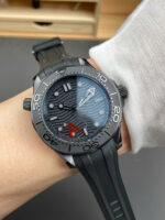 Omega Seamaster Diver 300M Black Black Ceramic Luxury Fake Watches VS Factory Men s 42mm - Image 9