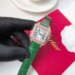 Santos Demoisell – Steel Mini – Green Gold Colour(1:1 replica)