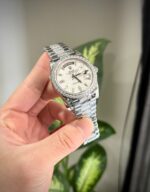 Rolex Day-Date Meteorite Dial Custom Moissanite Daimonds Copies Watches 40mm - Image 3