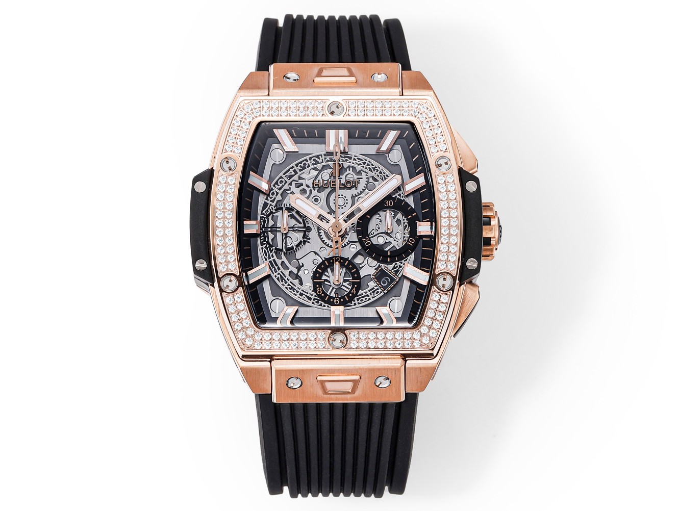 54CB830B-7E10-2F1F-F637-0B5B4E2598AE.jpg Hublot Spirit of Big Bang Textured Rubber Strap(1:1 replica) - Image 1