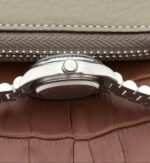 Replica Rolex DateJust 28mm Fluted Bezel White Dial Diamonds Markers Bracelet A2236 - Image 4