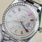 Rolex Day-Date Best Copies Watch Custom Diamonds Moissanite GM Factory 40mm - Image 5