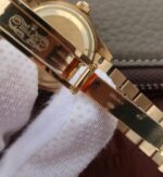 Replica Rolex DateJust 31mm Diamonds Bezel/Markers RG Gold Dial Bracelet A2235 - Image 7