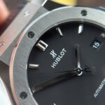 Hublot Classic Fusion Titanium Replica Watches Black Dial Weight 84 Grams Super Light JJZ Factory 42mm - Image 7