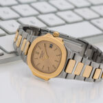 Patek Philippe Nautilus 4700 24MM Champagne Dial With Two Tone Bracelet(1:1 replica) - Image 2