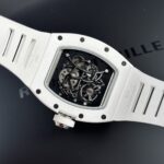 Richard Mille Rep 1:1 Watch RM055 Ceramic Bubba Watson White Factory BBR 45mm - Image 8