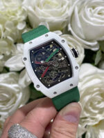 Richard Mille RM67-02 White Carbon Best Replica Watches Weight 37 Grams 38.7??47.52mm - Image 4