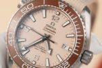 Omega Best Replica Watches Planet Ocean 600M Dial Light Pink VS Factory 43.5mm - Image 5
