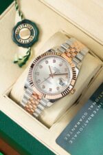 Rolex Copies Watch DateJust 126331 Dial Sundust Custom Gold Wrapped GM Factory 41mm - Image 3