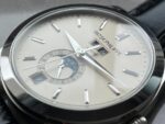 Replica PATEK PHILIPPE Annual Calendar Moonphase 5396 SS ZF 1:1 Best Edition White/Blue Dial on Black Leather Strap A324 - Image 5