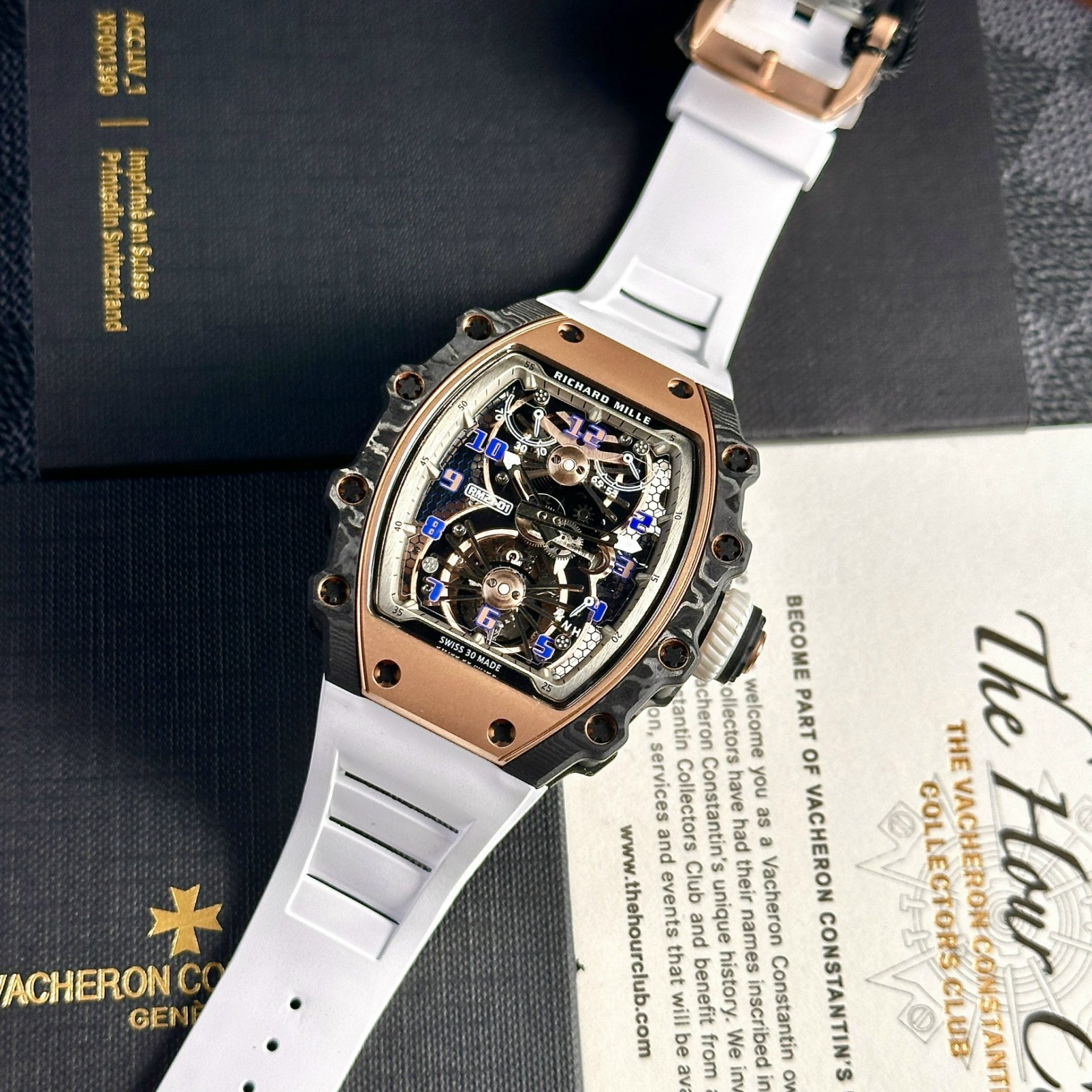 575D0B89-0537-D7F4-F53A-82ACE61ECEF3.jpg Richard Mille RM21-01 Tourbillon Replica Highest Quality White Rubber Strap 45mm - Image 1