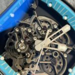 Richard Mille RM055 Full Carbon White Rubber Strap Replica 1:1 Watch 45mm - Image 6