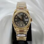 Rolex Day-Date M128238 Replica Watch Gray Dial Weight 159Gram QF Factory 36mm