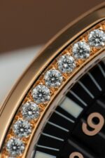 Patek Philippe Aquanaut 5067 Replica Watch Bezel Moissanite Diamonds PPF Factory 35.6mm - Image 3