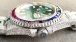 Rolex Submariner Special Edition with diamonds – Green iridescent diamonds – All diamonds – 40 mm(1:1 replica) - Image 9