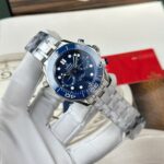 Omega Seamaster Diver 300M Chronograph Replica Watch Dial Blue N1 Factory 44mm - Image 2