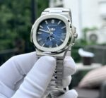 Patek Philippe Nautilus 5726 Replica 1:1 Watch Blue Dial Metal Strap PPF Factory 40.5mm - Image 3
