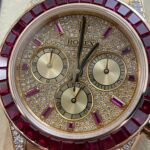 Rolex Cosmograph Daytona 126598TRU Replica Watch 18K Solid Gold + Ruby + Natural Diamonds 40mm - Image 4