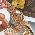 Rolex Land-Dweller 127235 Rose Gold Honeycomb Motif Dial Luxury Fake Watches 40mm - Image 12