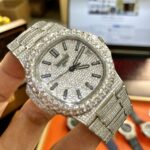 Patek Philippe Replica Watches Nautilus 5719 Full Diamonds PPF 40mm - Image 2