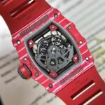 Richard Mille RM35-02 Replica 1:1 Watch Red Full Carbon BBR 45mm - Image 7