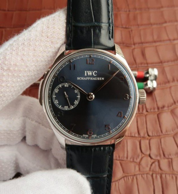 594B02BA-3415-CBC6-A8DC-7847EB33CD1E.jpg Replica IWC YLF Portuguese IW524205 Blue Dial Leather Strap A95290 - Image 1