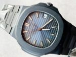 Replica PATEK PHILIPPE Nautilus 5711 ppf 1:1 Best Edition Black Dial on Black Bracelet A324 V2 - Image 6