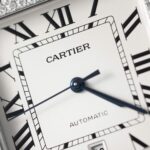 Cartier Replica 11 Watch Santos Moissanite Diamond Bezel White Dial BV Factory 39.8mm - Image 6