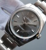 Replica Rolex Oyster Perpetual 39mm 114300 JF Gray Dial SS Bracelet SH3132 - Image 2