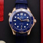 Omega Seamaster Diver 300M Good Imitation Watches Blue Dial Rubber Strap VS Factory 42mm - Image 3