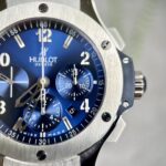 Hublot Replica 11 Watch Big Bang Chronograph Titanium Blue 44mm - Image 8