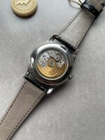 Replica PATEK PHILIPPE Annual Calendar Moonphase 5396 SS ZF 1:1 Best Edition White/Blue Dial on Black Leather Strap A324 - Image 13