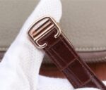 Replica Cartier Ballon Bleu de Cartier Tourbillon RG Leather Strap Diamonds Dial - Image 7