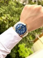Omega Replica 1:1 Watch Seamaster Diver 300m Chronometer Blue Demi Gold 42mm - Image 8
