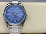 Omega Replica 1:1 Watch Seamaster Blue Dial Steel Strap Factory VS Factory 41mm - Image 2