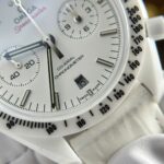 Omega Speedmaster White Ceramic Replica Watch Best Quality N1 Factory 44mm - Image 7